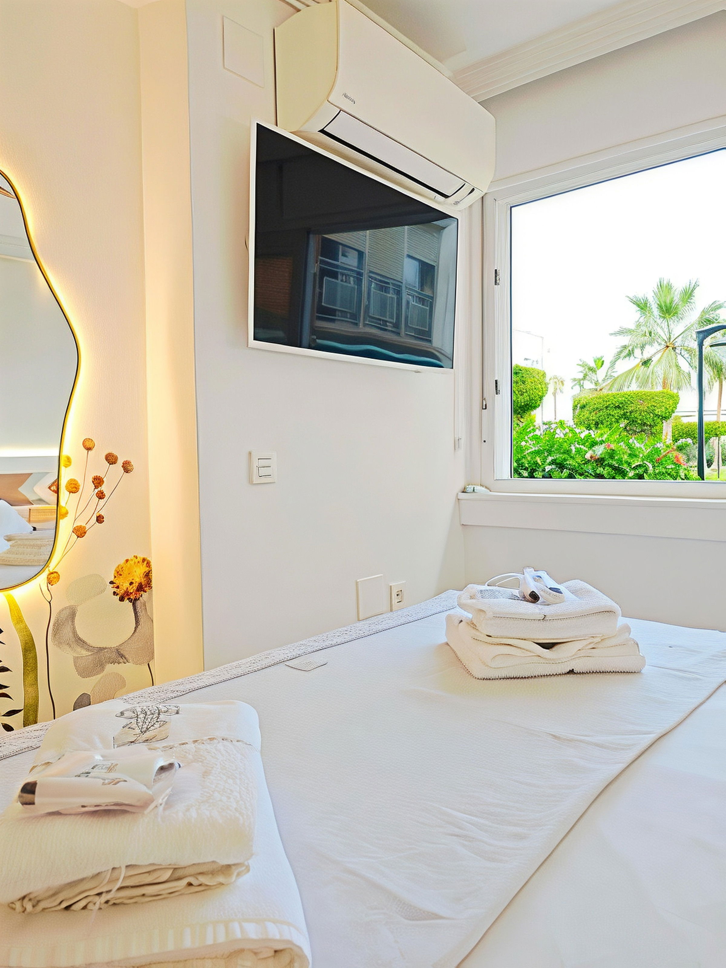 Cama, Foto de toda la habitación, Bed, Photo of the whole room