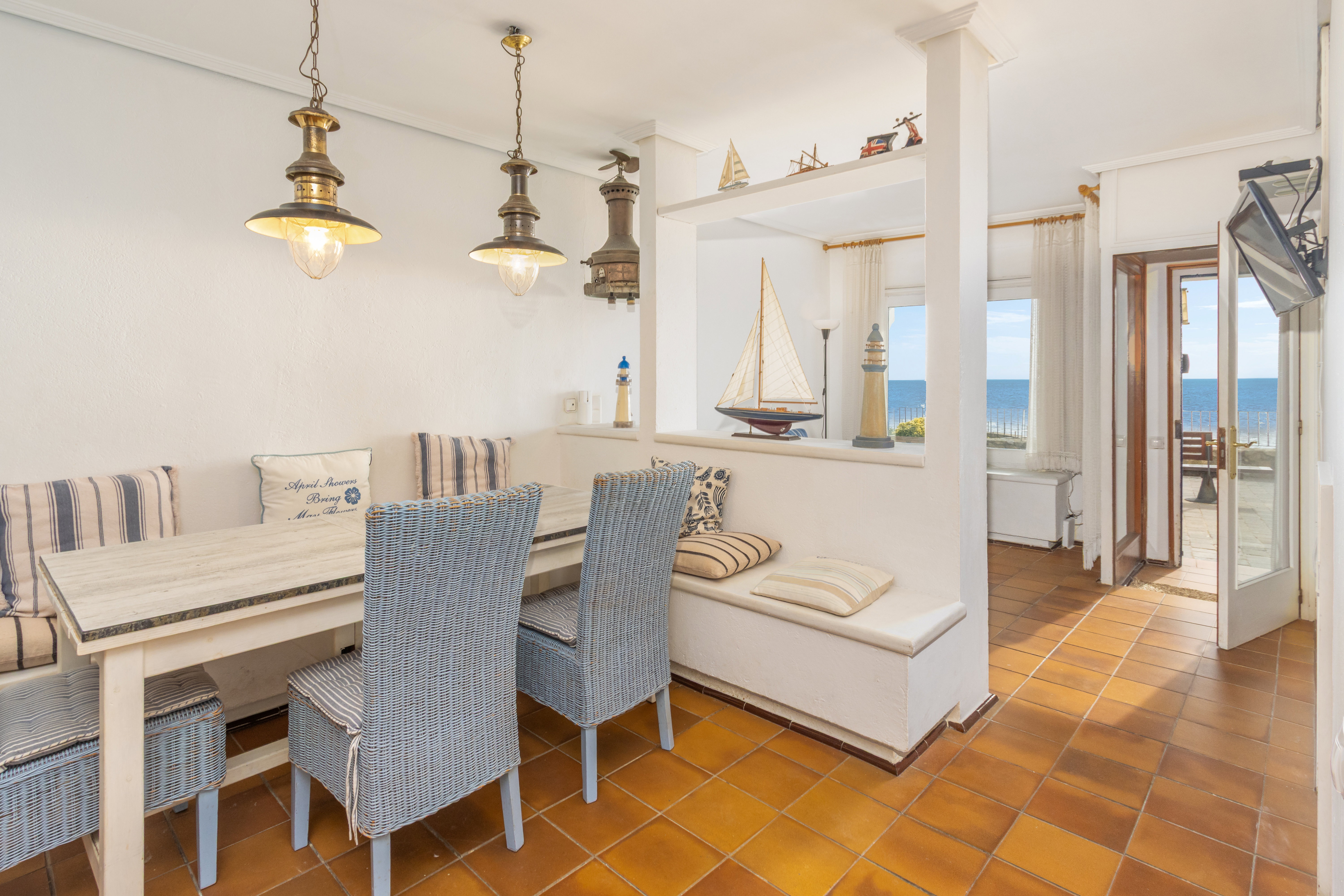 Beachfront house in Calella