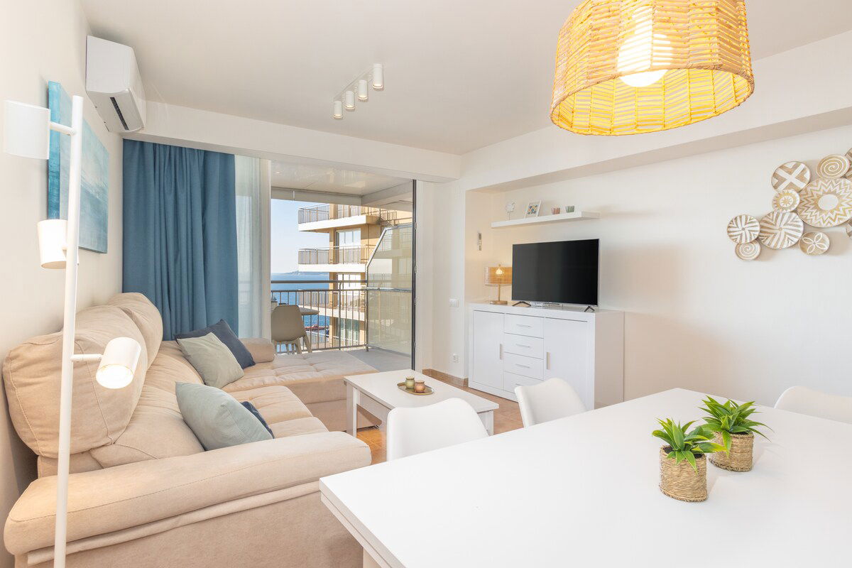 Apartamento frente al mar con terraza en Palamós