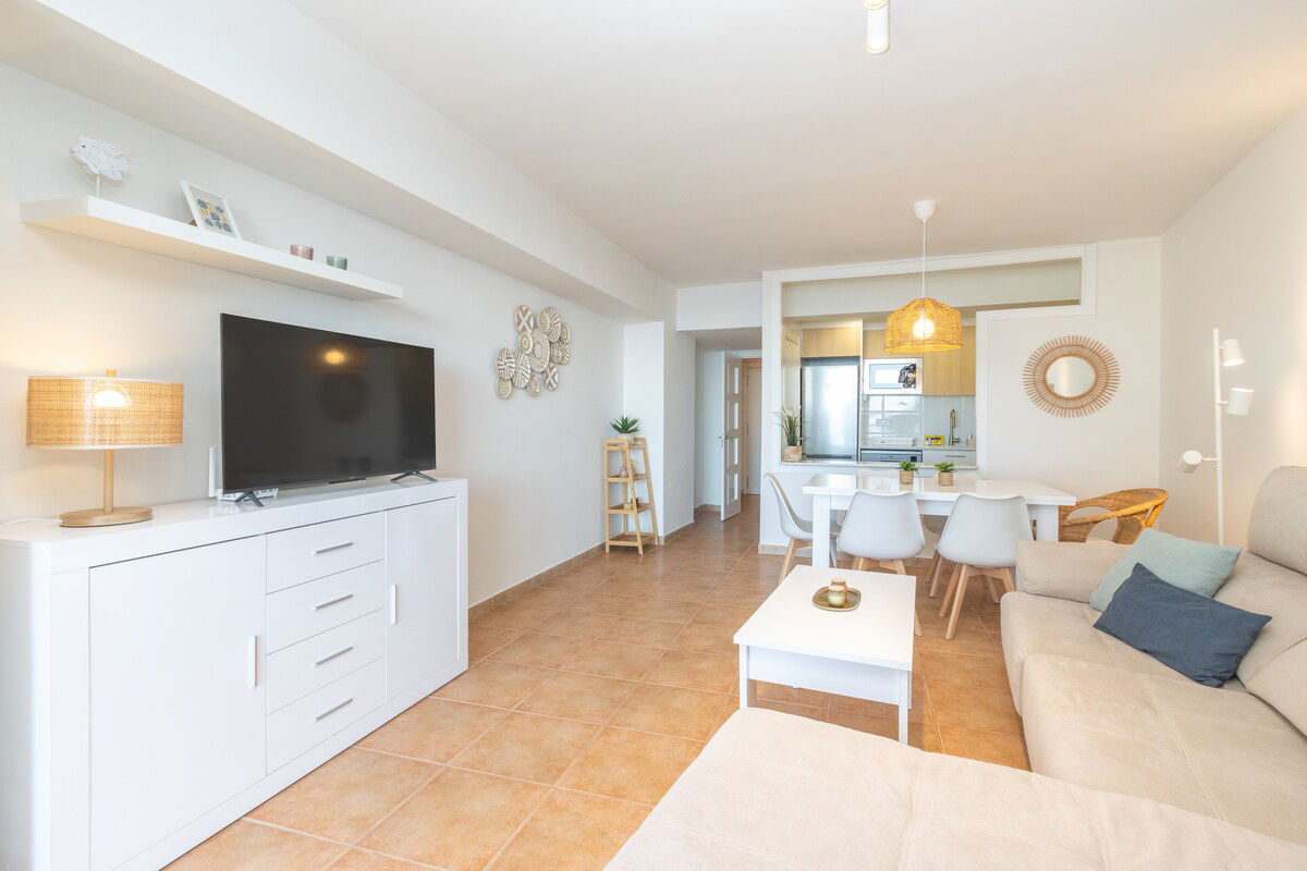 Apartamento frente al mar con terraza en Palamós