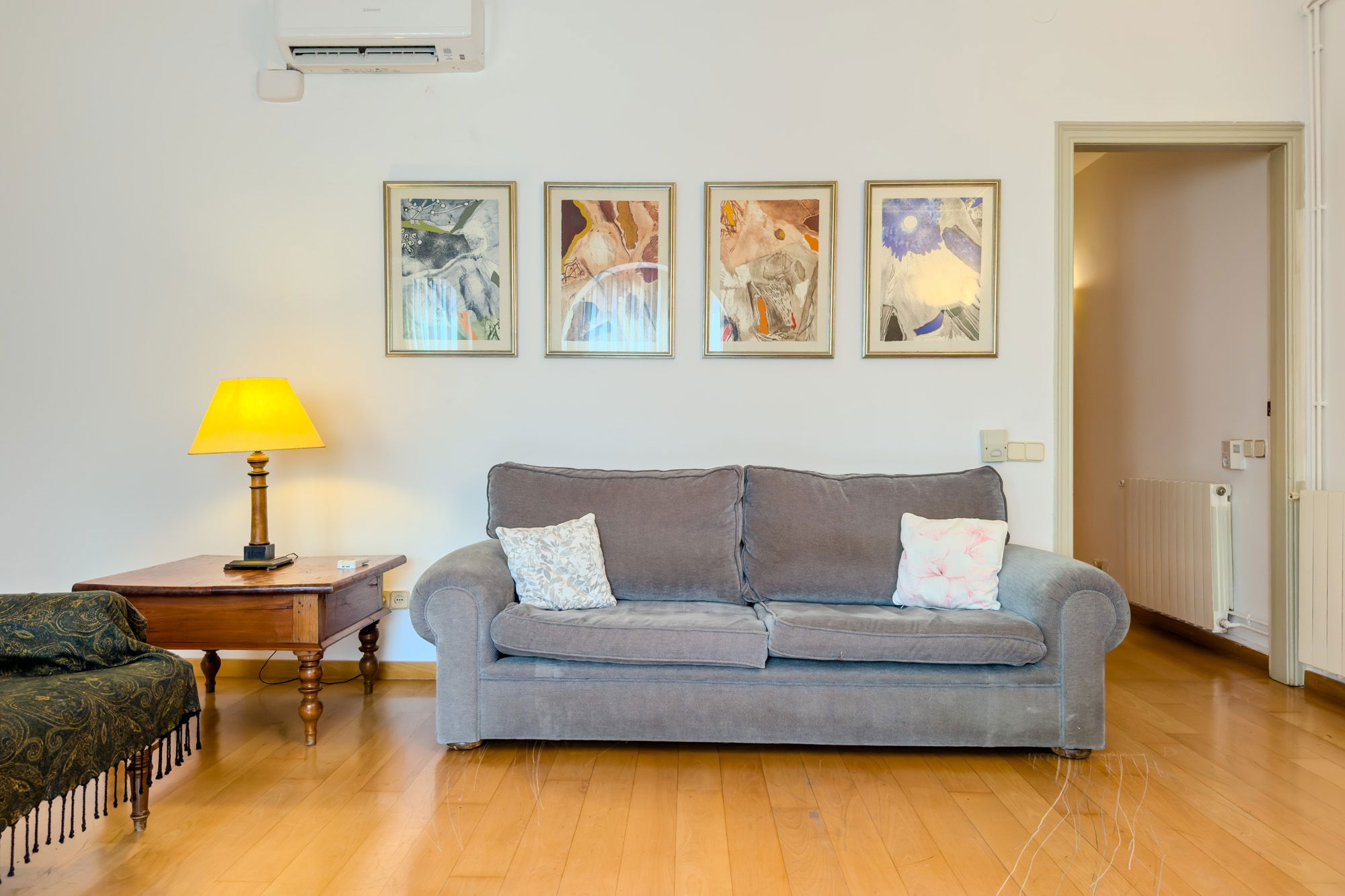 On one of the best streets in Barcelona. 2-bedroom apartment