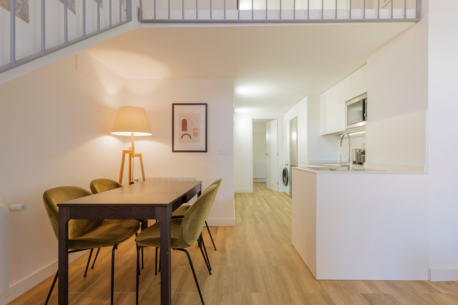 Fully equipped loft for 4 people.