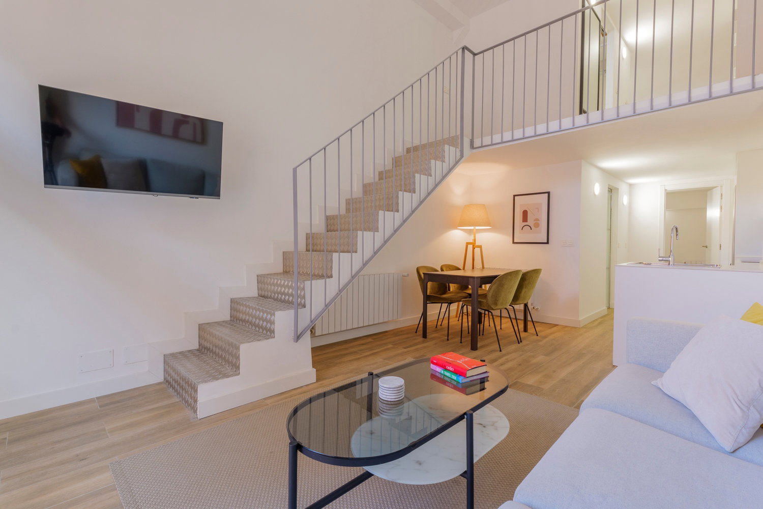 Fully equipped loft for 4 people.