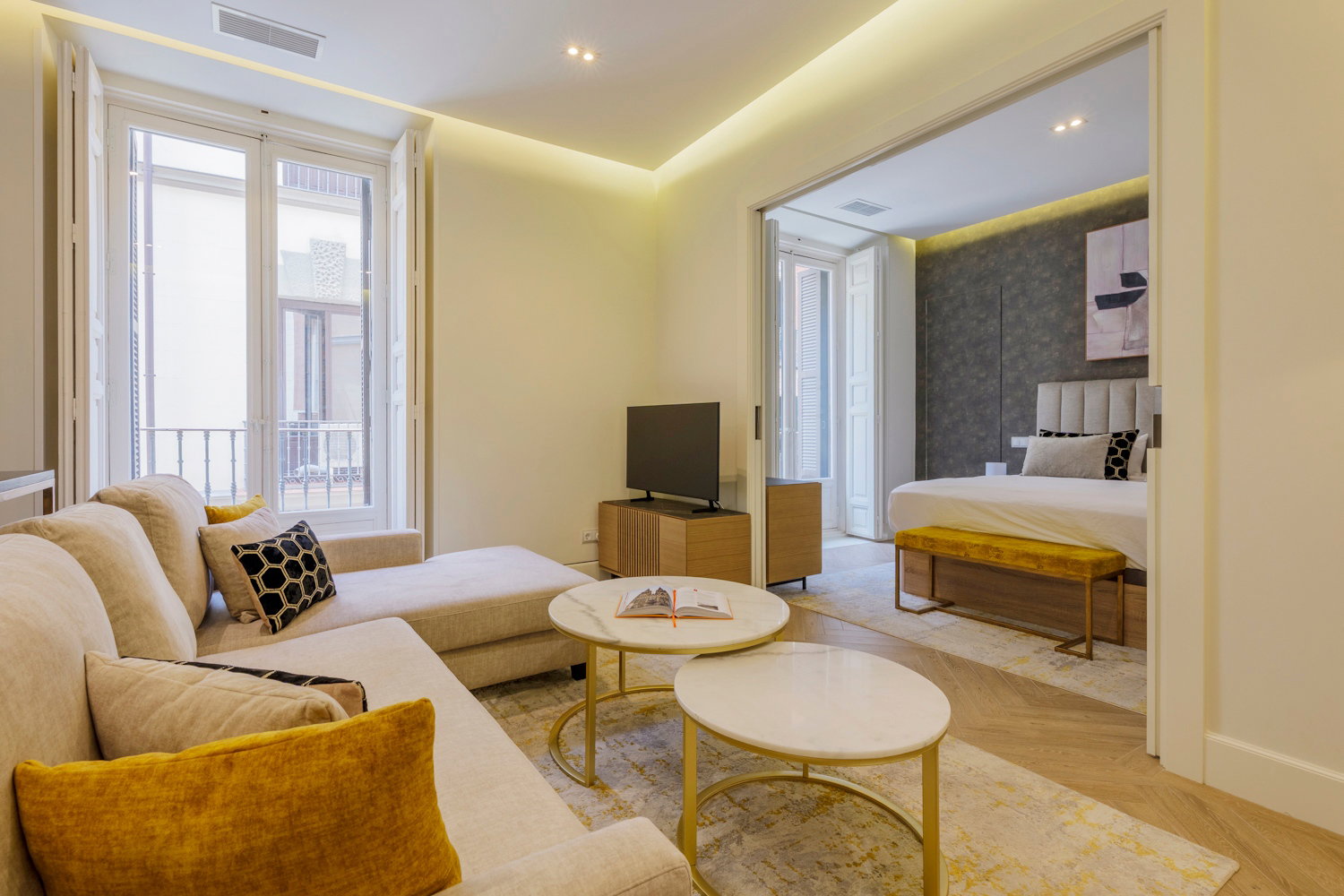Furnished 60m² flat, ideal for professionals in the Palacio area