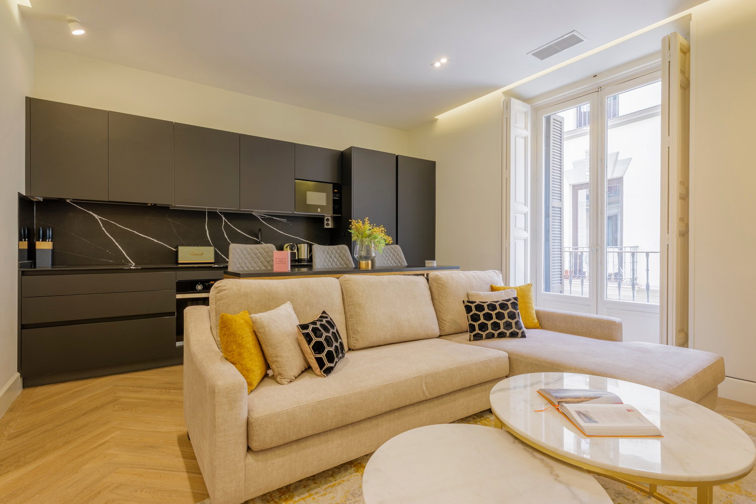 Furnished 60m² flat, ideal for professionals in the Palacio area